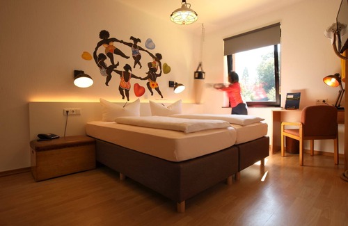 Mettlach Bed & Breakfast | Creative Double Room at Hotel Haus Schons - Pet Friendly Stay