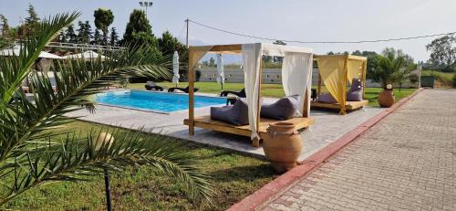 Chiliadou Apartment | Oceanfront Escape at Ktima Xiliadou - Rated 9.5/10