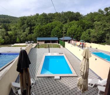 Banja Luka Villa | Serene Retreat: Poolside Nature Escape with Ocean View