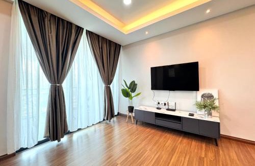 Kuching Apartment | Kuching Cozy Vivacity Megamall Jazz Suite 3BR 9Pax
