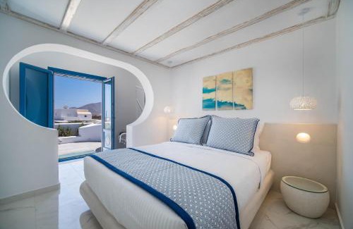 Karterados Villa | Indulge at Kyklos Villas: Private Pool & Ocean Views
