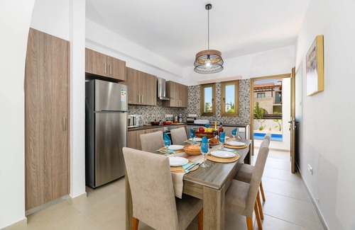 Ayia Thekla Ski Chalet | Relaxing Getaway at Kymma Villa #5 with Oceanfront Views