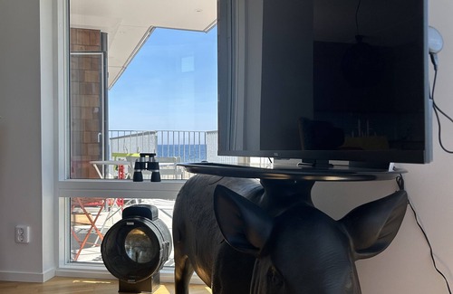 Aahus Apartment | Seaside Apartment in Åhus with Ocean View & Spa Access