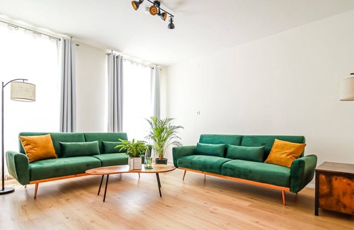 Kadelburg Apartment | Cozy Löwe Apartments "Grün" Küssaberg near the Rhine River