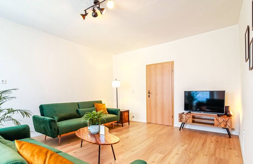 Kadelburg Apartment | Cozy Löwe Apartments "Grün" Küssaberg near the Rhine River