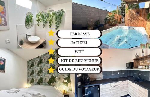 Barbatre Apartment | L échappée Rémoise, jacuzzi proche caves champagne