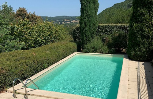 Castelnaud-la-Chapelle Cottage | Discover L'Ancienne Mairie: Poolside Bliss & Spa Retreat