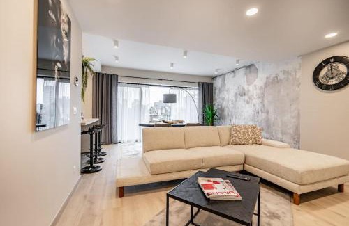 Liege Apartment | Relax at L'appart Léon with Sauna & Family-Friendly Amenities