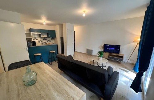 Pin - Vert Galant Apartment | Discover L'Aquatique: Poolside Retreat in Le Mans