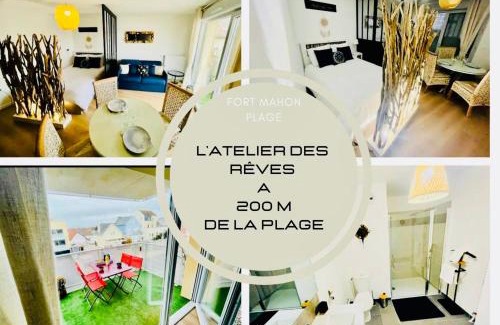 Fort-Mahon-Plage Apartment | Discover L’Atelier des rêves, Steps from the Beach!