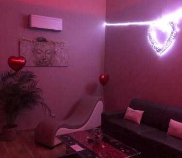 Maisons-Alfort Apartment | Indulge at L EDEN: Love Room with Spa & Hot Tub Bliss