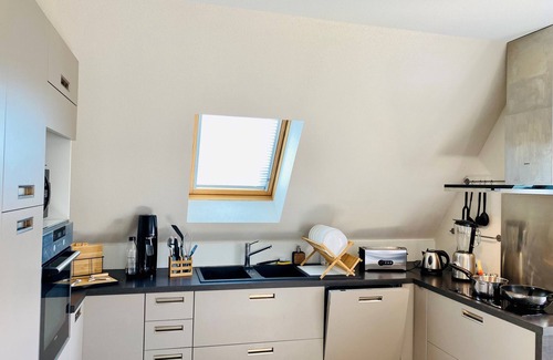 Ostheim Apartment | Stunning L'Envolée Alsacienne: Duplex with Pool & Kitchen