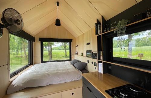 Loches-sur-Ource Ski Chalet | Eco-Friendly Retreat at L'Envolée Ecolodge in the Vines