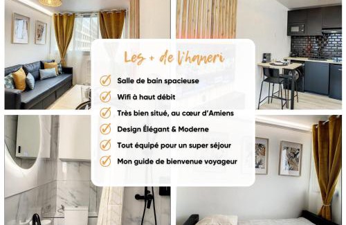 Amiens Apartment | L'Haneri - Center, WIFI - Comfort et Modern Style