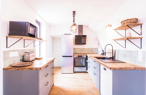 Barneville-Carteret House | Cozy Stone Beach House with Spa and Family-Friendly Amenities