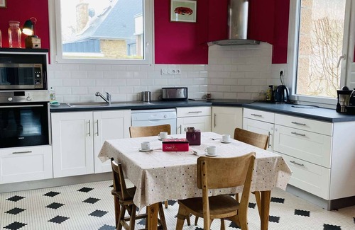 Tregastel House | Family-Friendly La Baïta: Steps from the Beach and Pool