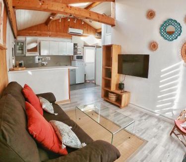 Tarbes Ski Chalet | Top-Rated La Caravelle: Cozy Wood Chalet with Terrace