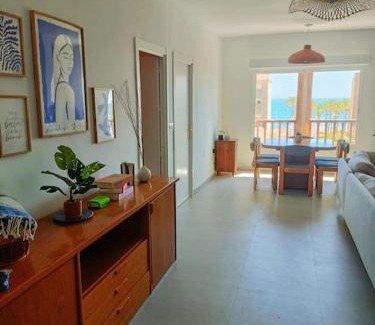 Torrenueva Apartment | Relaxing La Casa Azul: Oceanfront Bliss by the Sea
