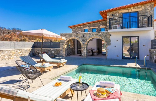 Kiotari Villa | Experience La Casa Di Pietre 1 in Rhodes with Spa & Family Perks