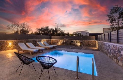 Kiotari Villa | Relax at La Casa Di Pietre 2 in Rhodes with Spa Amenities