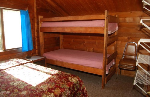 La Conner Resort | Deluxe Cabin 5 at La Conner Camping Resort: Pet-Friendly Retreat