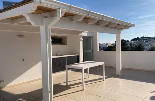 Santa Maria di Leuca Apartment | Oceanfront Escape: La Fanciulla Rooftop Apartment