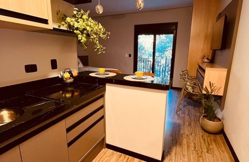 Campos do Jordao Apartment | La Floresta Suit 2 km from the viewpoint and cable car