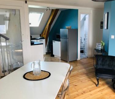 Trouville-sur-Mer Apartment | Inviting LA HOUPPA in Trouville-sur-Mer with Ocean Views