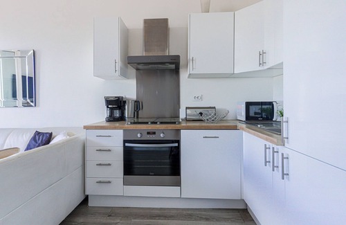 Fabron Apartment | Relax at La Joconde by Interhome with Oceanfront Views