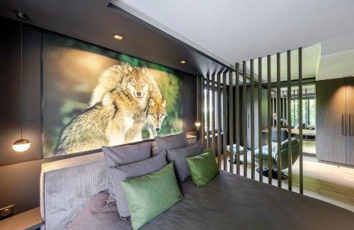 Gerardmer Villa | Modern La Loge aux Loups: Indoor Pool & Sauna Retreat