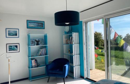 Les Pieux House | Oceanfront Retreat at La Maison Bleue - Guest Rated 9/10