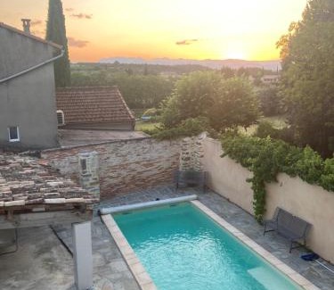 Villeneuve-de-Berg Villa | Relax at La Maison de Gabriel - Family-Friendly Retreat