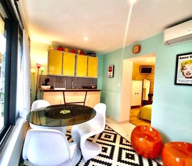 Romans-sur-Isere Apartment | Explore La Maison Pop: Oceanfront Garden Retreat 9.8/10
