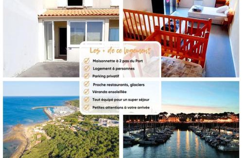 Bourgenay House | Experience LA MAISONETTE DU PORT: Steps from the Beach