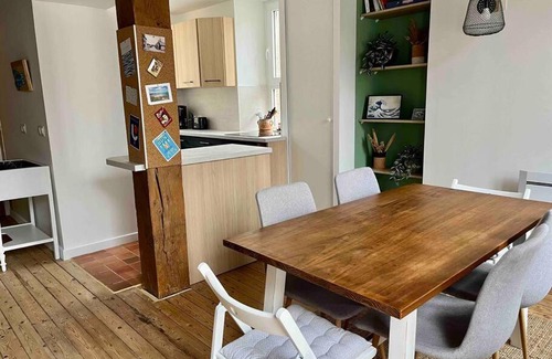 Luc-sur-Mer Apartment | Oceanfront Retreat: La Petite Baleine Steps from the Beach
