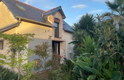 Chartres-de-Bretagne House | Explore La Petite Maison: Jungle Retreat with Pool Access