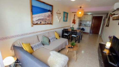 Carboneras Apartment | Stunning LA PITA: Oceanfront Views & Parking, Steps to Beach