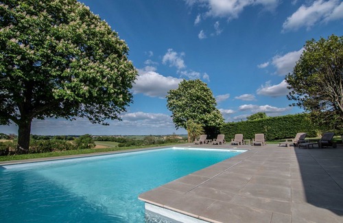 Fregouville Villa | Discover La Sabaterie: Villa with Private Pool & Views