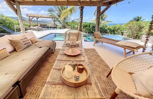 Oyster Pond House | La Sucriere: Oceanfront Pool with Breathtaking Views