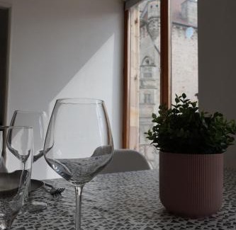Luxeuil-les-Bains Apartment | Experience La Tour: Breathtaking City Views Await