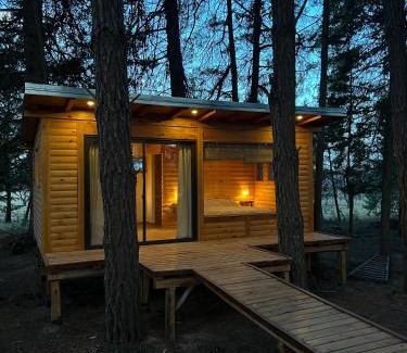 San Rafael Ski Chalet | Guest Rated 10/10: La Venecia Cabañas with Pool & Pets