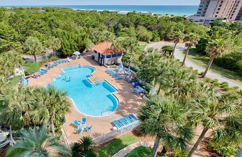 Four Mile Village Condo | Inviting Tops'l Summit Studio with Ocean Views & Resort Pool