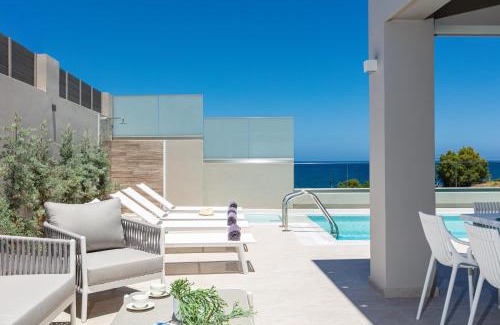 Panormos Villa | Oceanfront Lagoon Seaside Villa: Guest Rated 10/10 Retreat