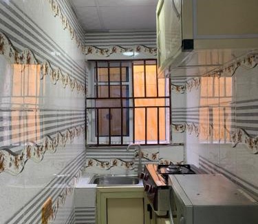 Somolu Apartment | Inviting 1-Bed Apartment in Oregun, Lagos - Pet Friendly