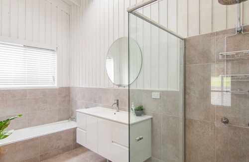 Green Point House | Explore Laguna House: 100m from Wallis Lake, Pet Friendly