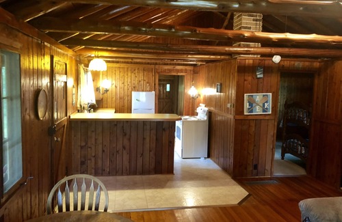 Three Rivers Cabin | Scenic Lake Cabin with Pool & Pet Friendly Amenities