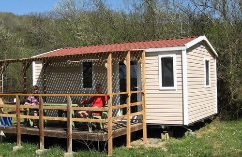 Marciac House | Lake Camping * - Mobile home PMR Comfort + 30m2 (2 bedrooms) + covered terrace 4 people