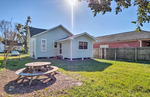 Lake Charles House | Cozy Lake Charles Cottage with Fireplace and Child-Friendly Yard