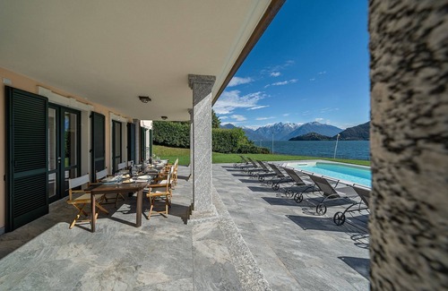 Grandola ed Uniti Villa | Enchanting Lakefront Villa with Pool Walk to Town