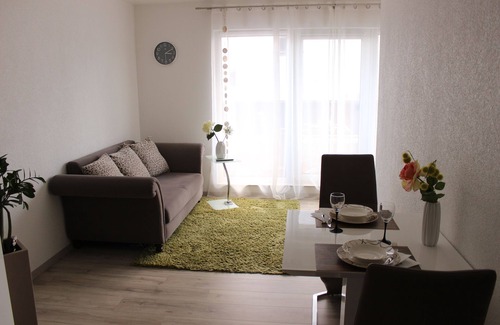 Waggershausen Apartment | Central Lake Constance Retreat for Two with Pool Access